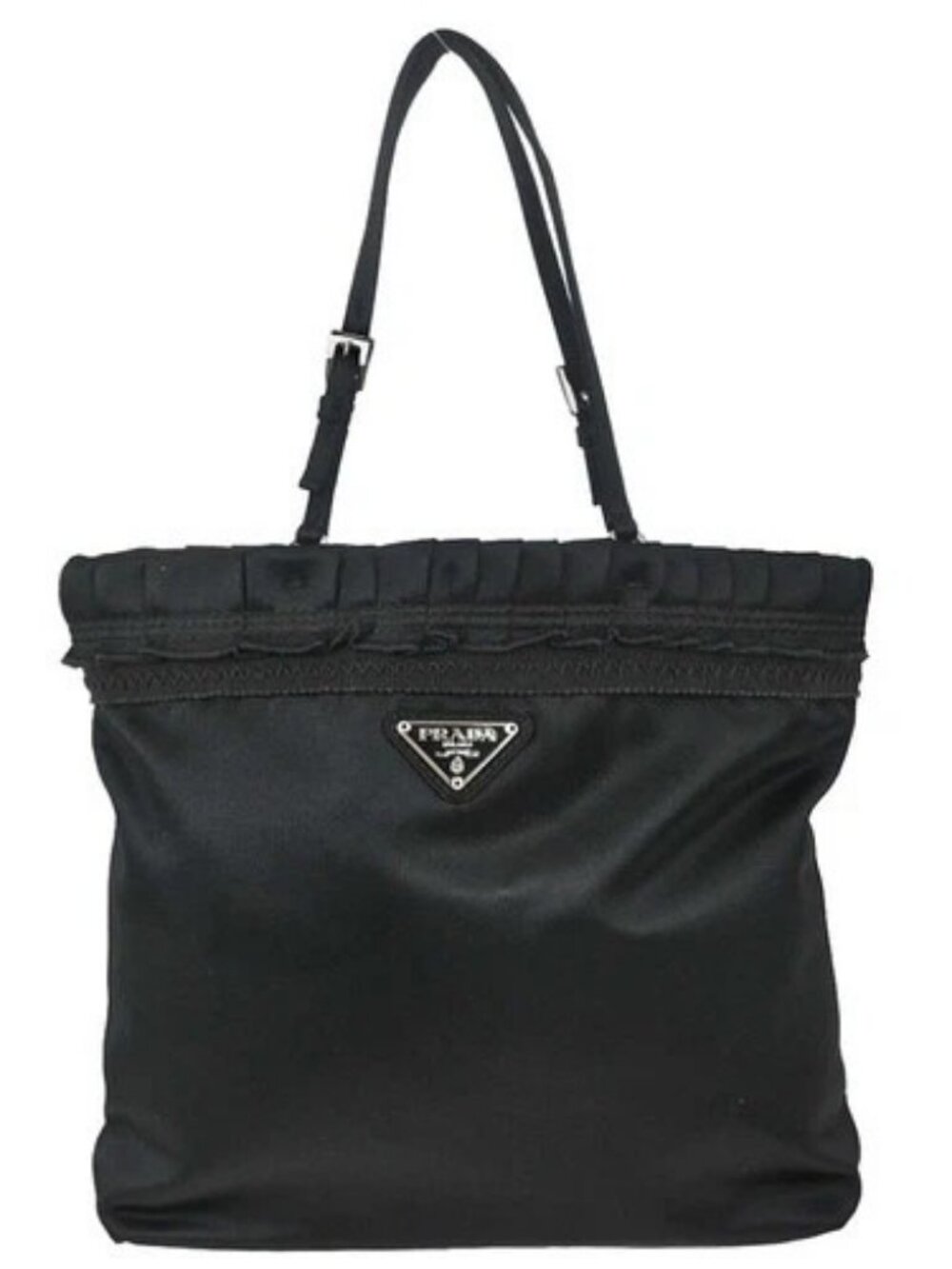 Prada Black Nylon Handbag 110 188169
